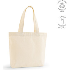 Kilimanjaro Shopping Bag in rCotton 180gsm. 65cm handles and Gusset