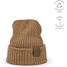 Cobain Beanie rPET and Wool. Customisable Patch