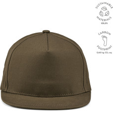 Cornell Cap rCotton 280gsm. 5 panels and Snap Closure