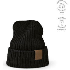 Cobain Beanie rPET and Wool. Customisable Patch