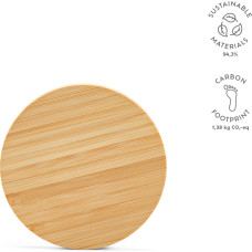 Kepler Wireless Charger Bamboo 15W. USB-C Port