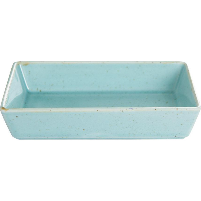 Porland SEASONS TURQUOISE taisnstūrveida šķīvis ar malām 13x10cm, Porland