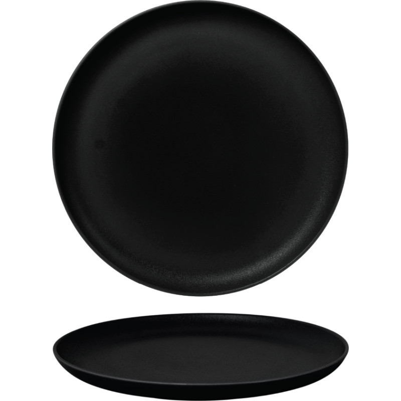 Leela Baralee FINE PLUS ŠĶĪVIS 16CM, MELNS, PORCELĀNS, Leela Baralee