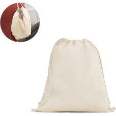 DAHAB. 100% cotton drawstring bag (140 g/m²) / Light natural