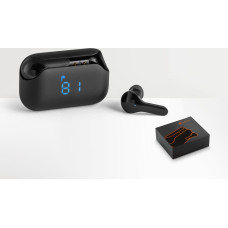 Ekston VIBE. ABS wireless earphones with BT 5'0 transmission / Black
