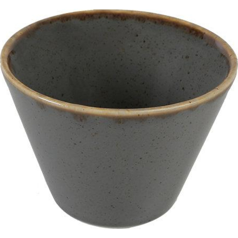 Porland SEASONS tumši pelēka konusveida bļoda 9cm, 20cl, Porland