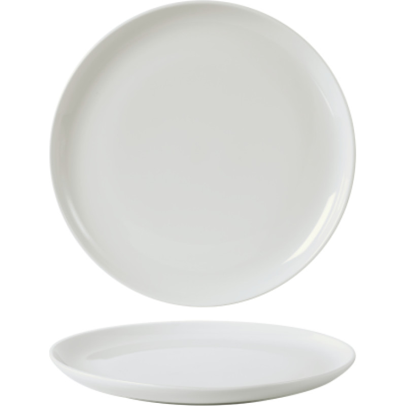 Leela Baralee FINE PLUS ŠĶĪVIS 26CM, BALTS, PORCELĀNS, Leela Baralee