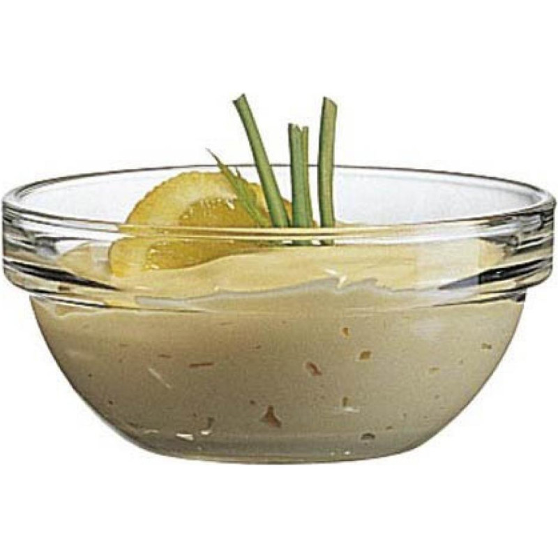 Arcoroc STACK CAURSPĪDĪGA BĻODA 9CM 15CL, Arcoroc