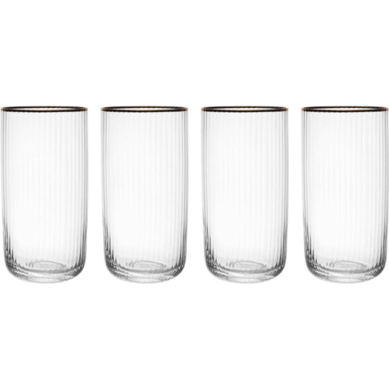 Mikasa SORRENTO AUGSTĀS GLĀZES 510ML, 4 GAB., kristalīns, Mikasa