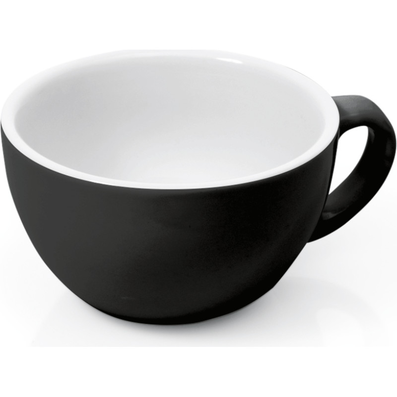 WAS ITALIA TASE 280ML, MELNA/BALTA, PORCELĀNS, WAS