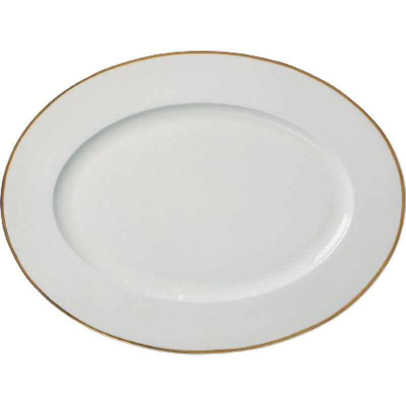 Quality Ceramic PRIMA GOLD OVĀLAIS ŠĶĪVIS 30CM, Quality Ceramic