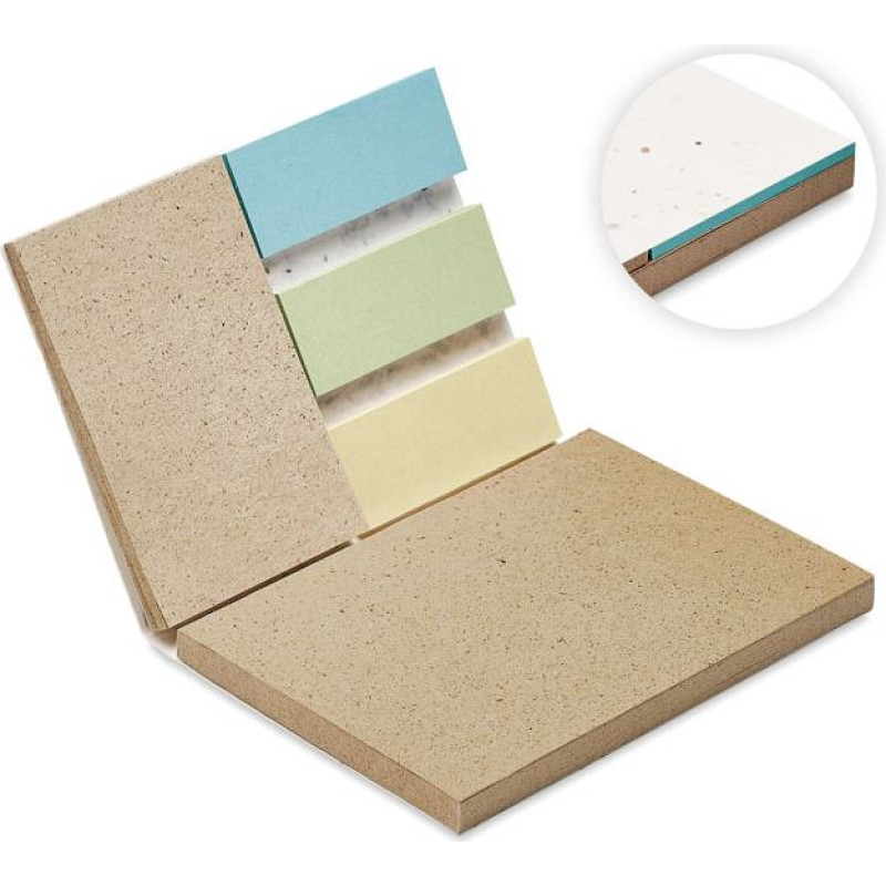 Grass/seed paper memo pad