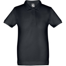 Th Clothes® THC ADAM KIDS II. Kids short-sleeved 100% cotton piqué polo shirt unisex)