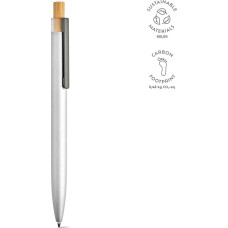 Tolkien Pen rAluminium, Bamboo and rPET. Blue 2km Dokumental® ink