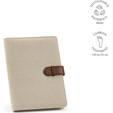 Eliot A5 Folder rCotton. 64 FSC sheet notepad and rPU closure