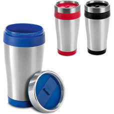 BATUM. 420 mL stainless steel and PP travel cup / Royal blue