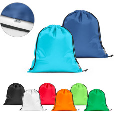 PEMBA. Recycled polyester (100% rPET) 190T drawstring bag / Black