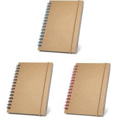 MARLOWE. Spiral pocket sized notepad with lined pages