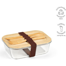 Van Gogh 1000 Lunchbox Borosilicate Glass and Bamboo 1090ml