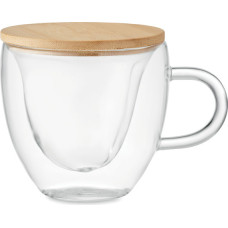 Double wall borosilicate glass