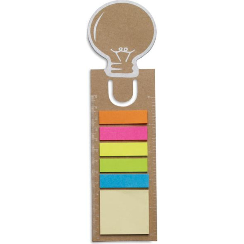 Bookmark with sticky memo pad