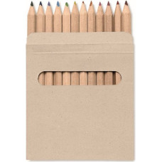 12 coloured pencils set